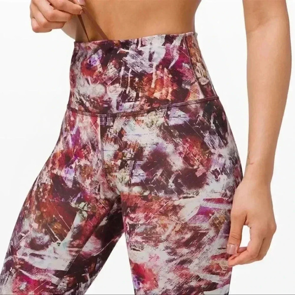 Lululemon Women's Size 6 Wunder Under Train High-Rise Tight Urbantricity Multi - Picture 4 of 10